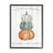 Stupell Industries Gather Together Fall Weather Pumpkins Framed Giclee Art
